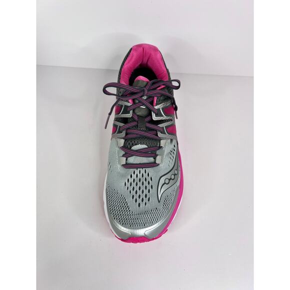 Saucony Hurricane Size 10 ISO 3 S10348-1 Grey Pink Black Women's Running Shoes - Picture 11 of 14
